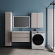 Style Line Тумба с раковиной Бергамо Мини 90 подвесная Люкс Plus антискрейтч карамель матовая – фотография-15